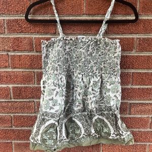 Oh baby motherhood maternity smocked tank top medium